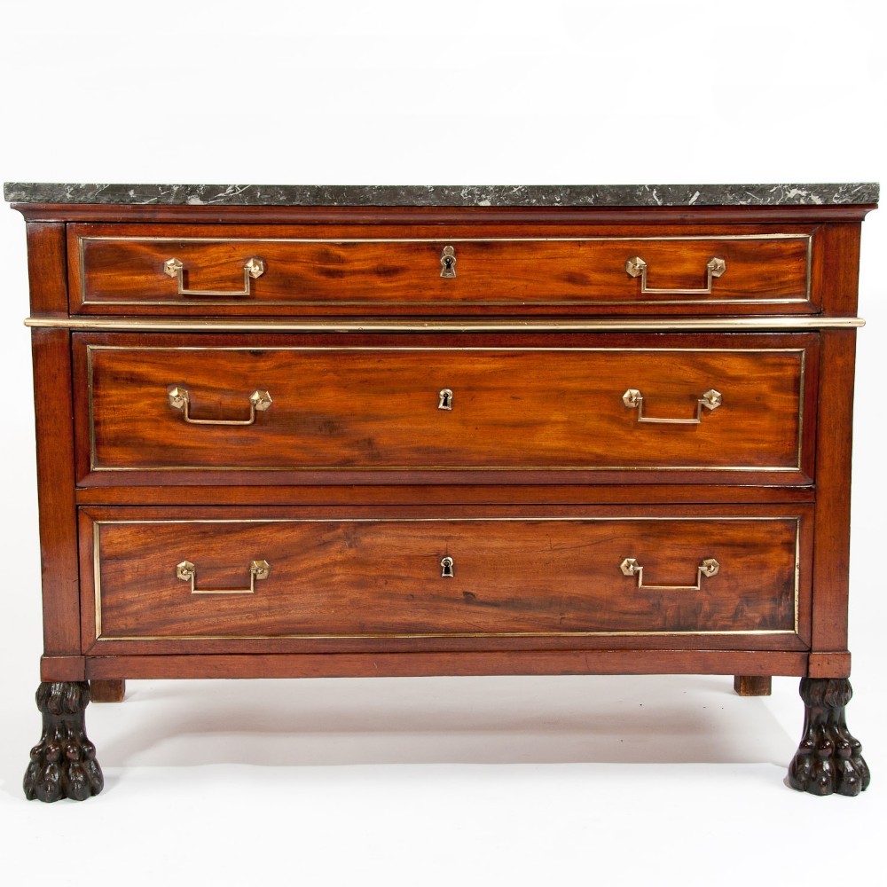 Quality Antique French Mahogany Commode 18th Century