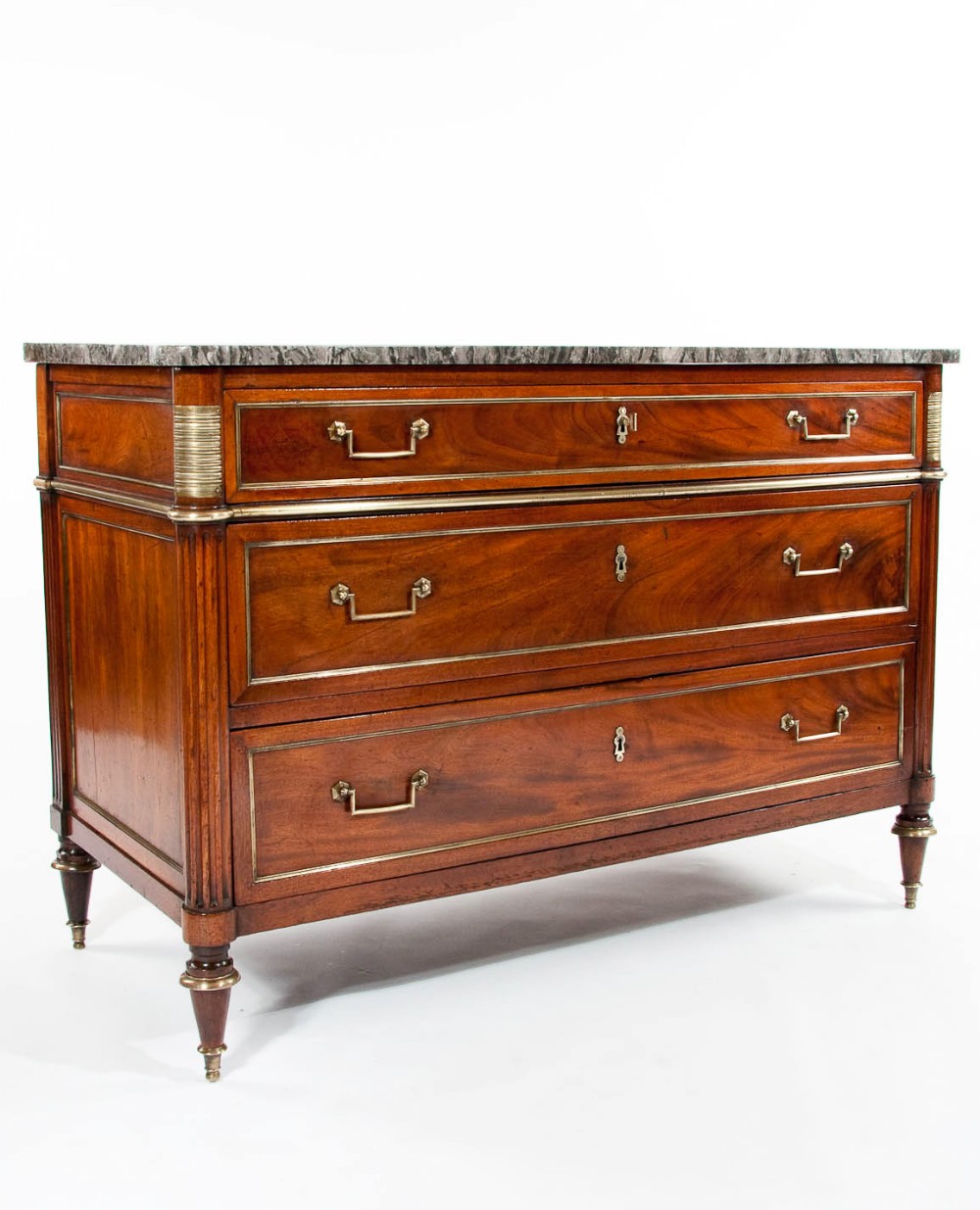 Fine 18th Century Mahogany Directoire Commode 