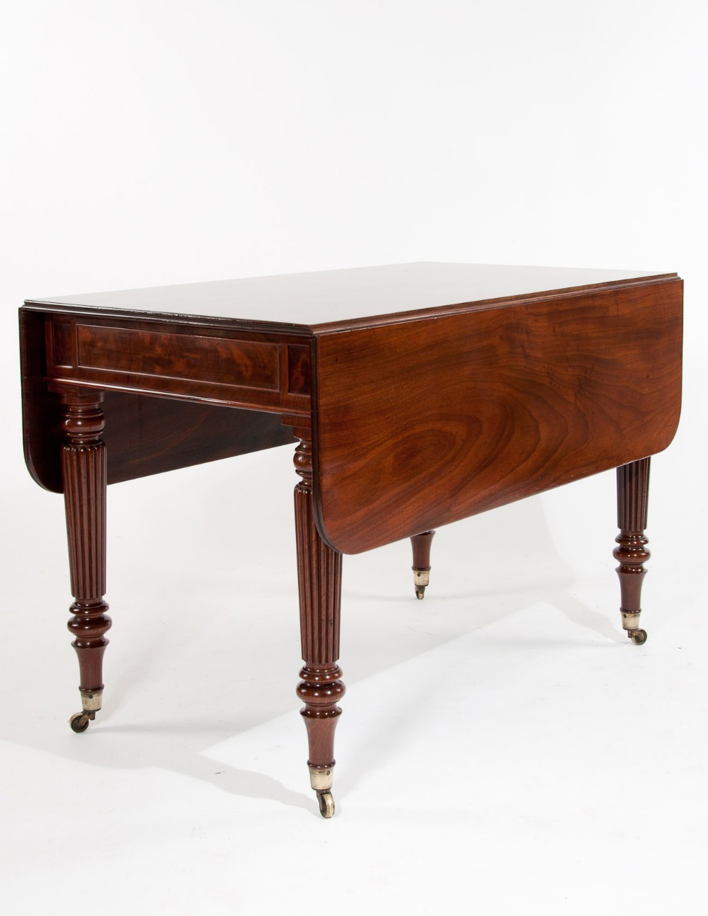 Large Gillows Regency Antique Pembroke Dining Table