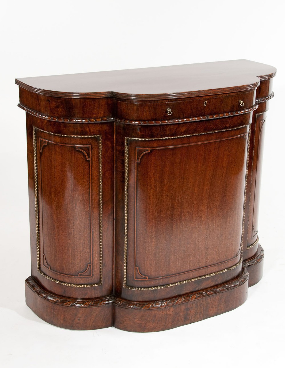 19th Century Shaped Side Cabinet Chiffonier