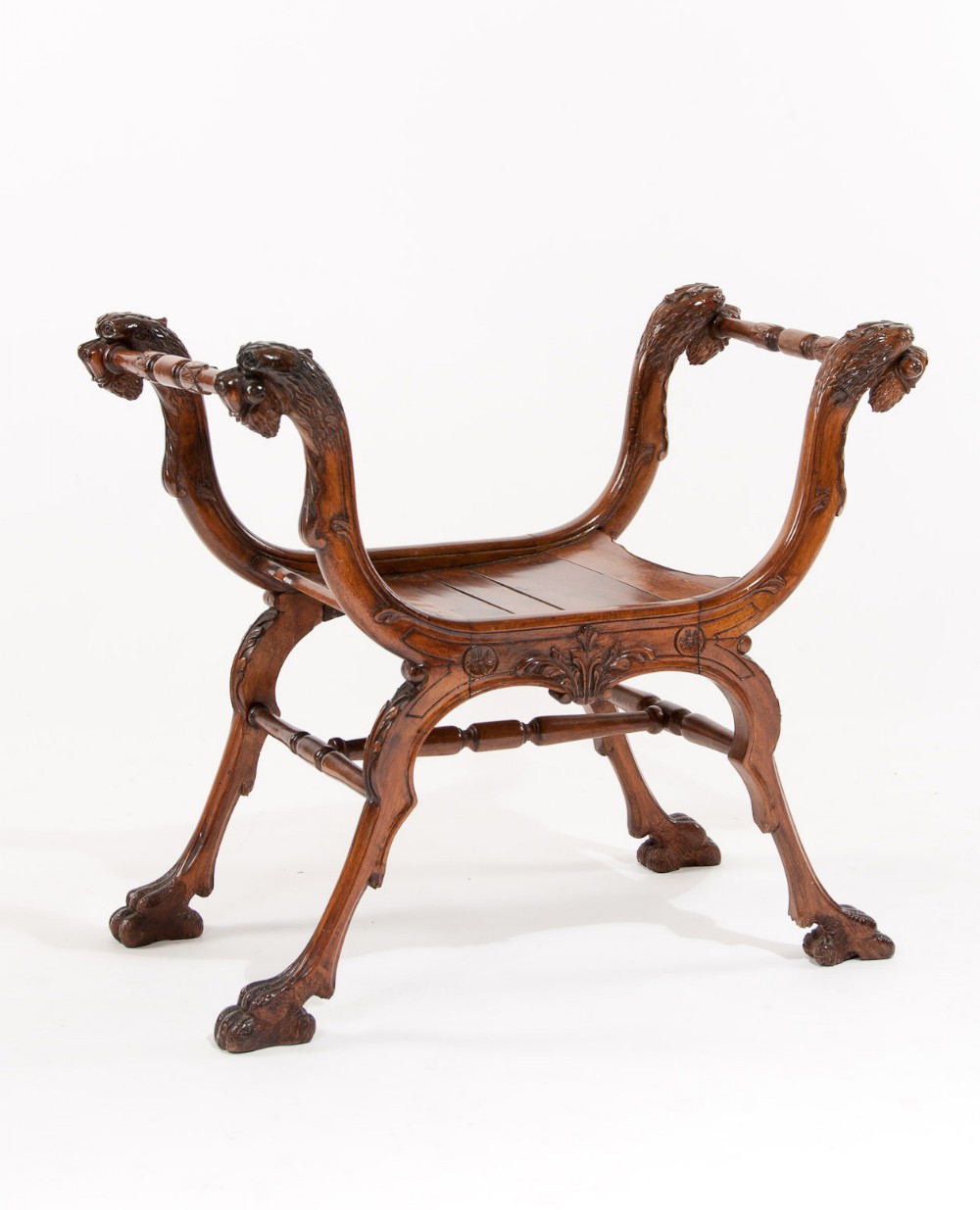Unusual 19th Century French Shaped Stool 