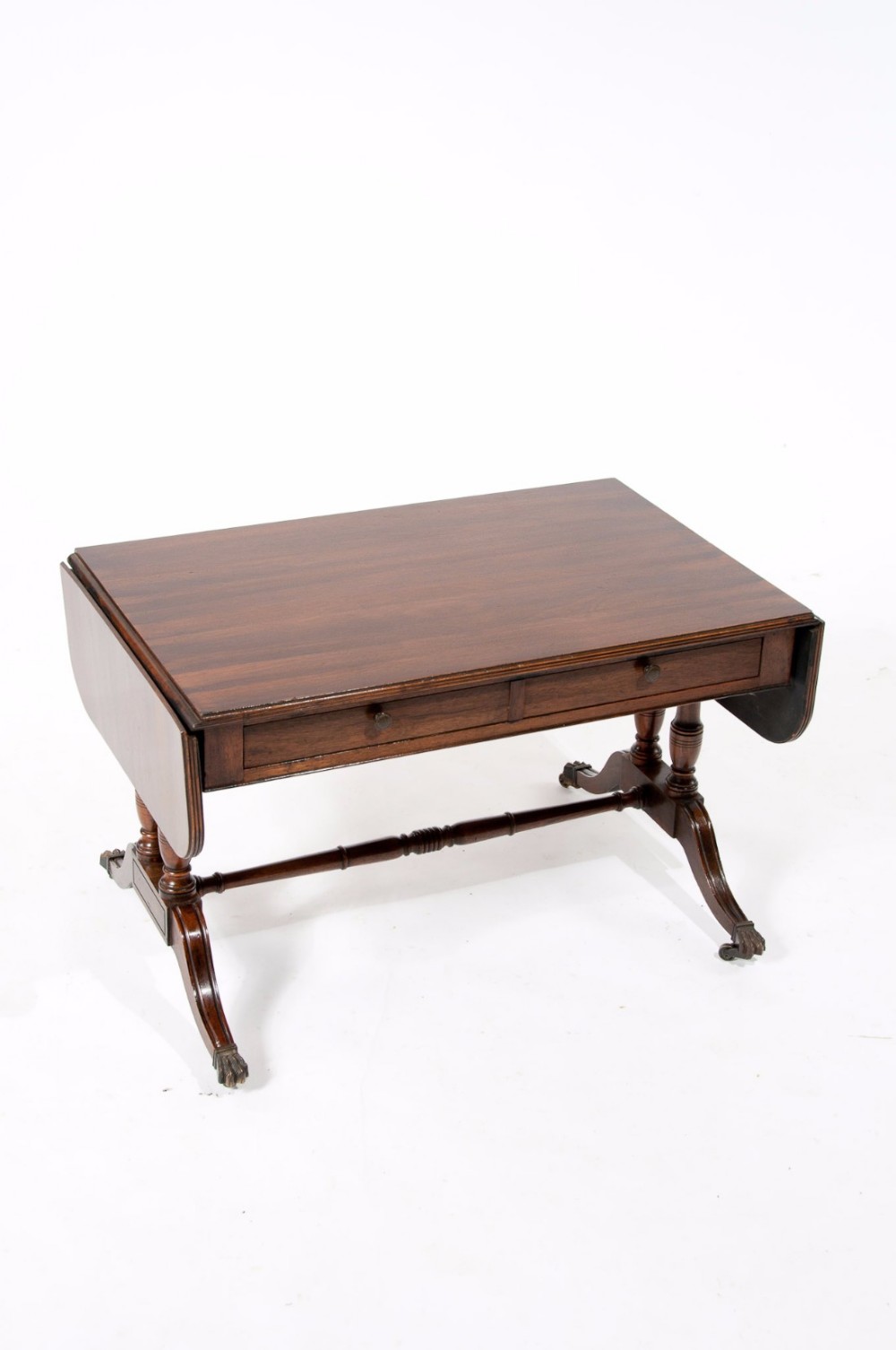 Antique Mahogany Two Drawer Coffee Sofa Table