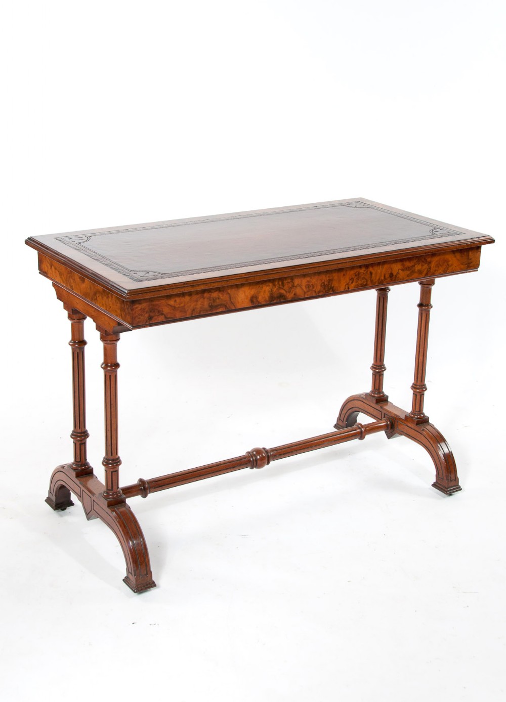 Fine 19th Century Gillows Burr Walnut Writing Table 