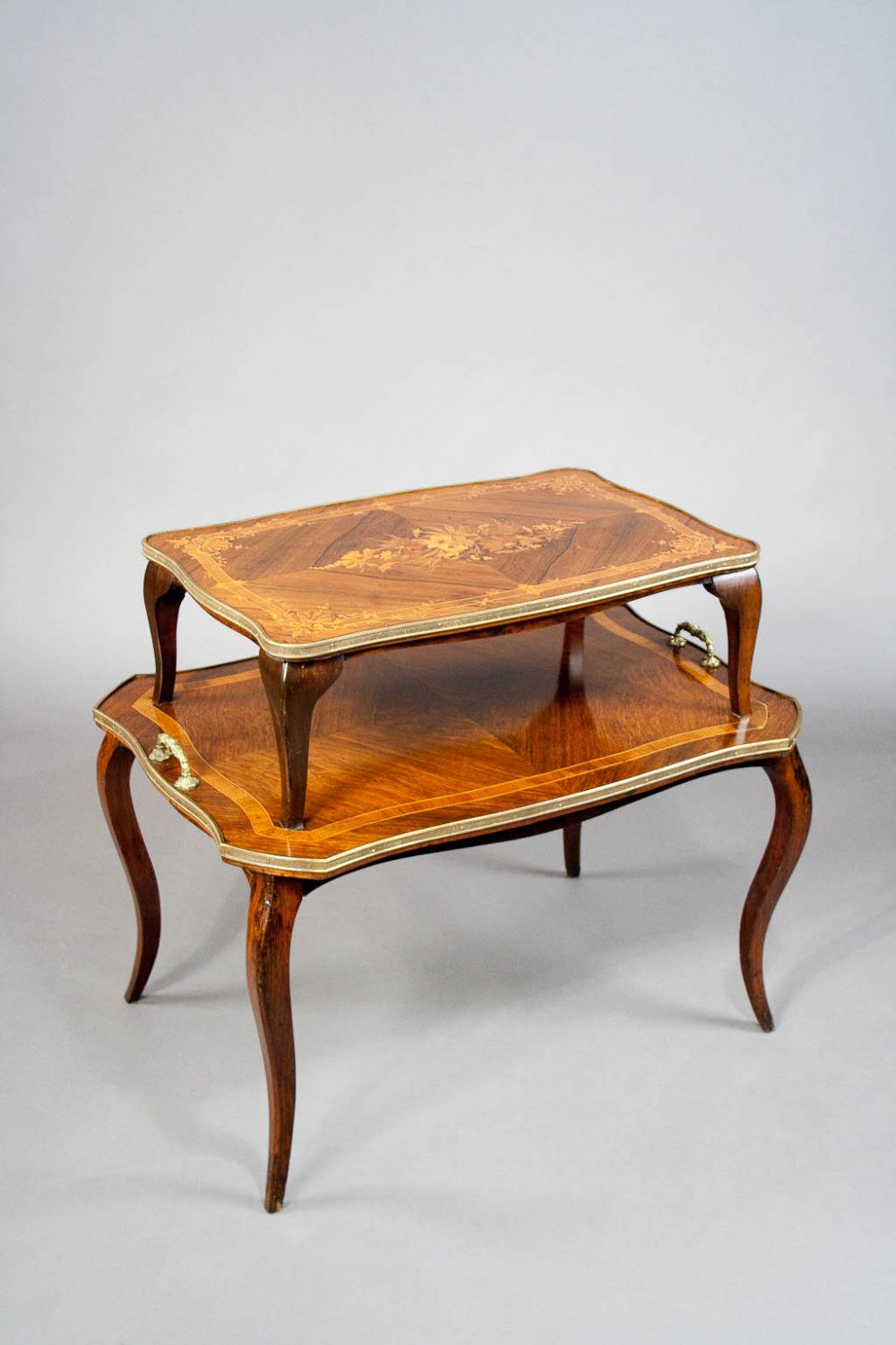 Fine Rosewood and Marquetery Inlaid Etegere