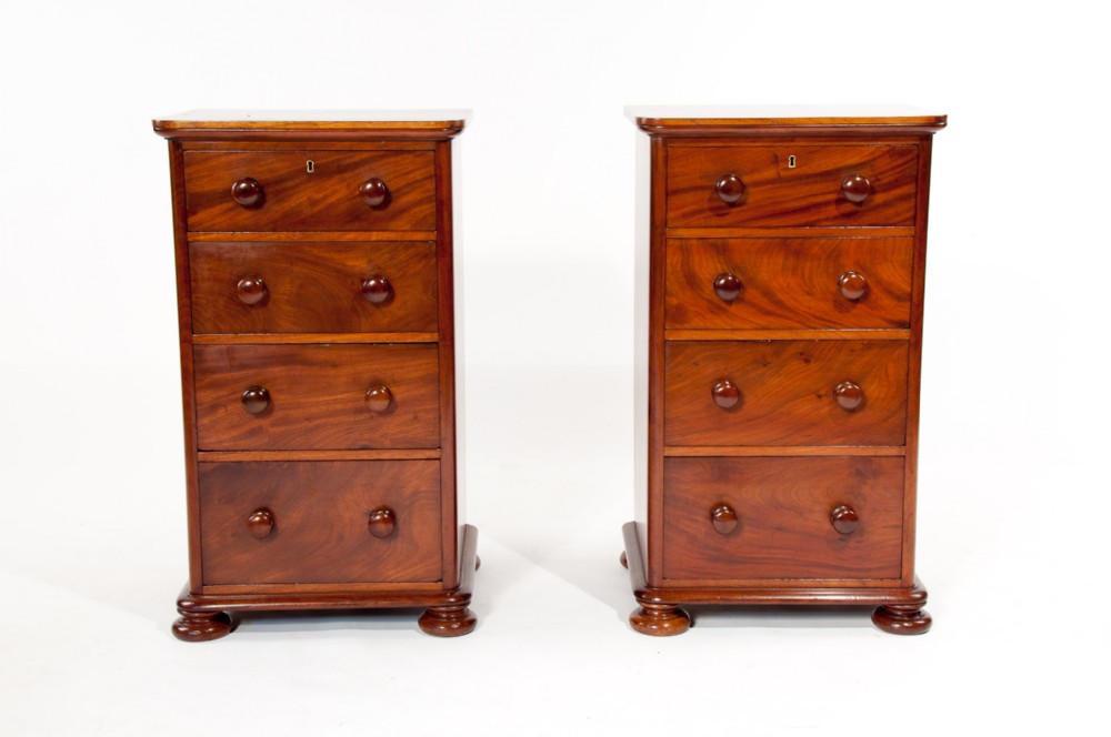 A Fine Pair of 19th Century Mahogany Chests