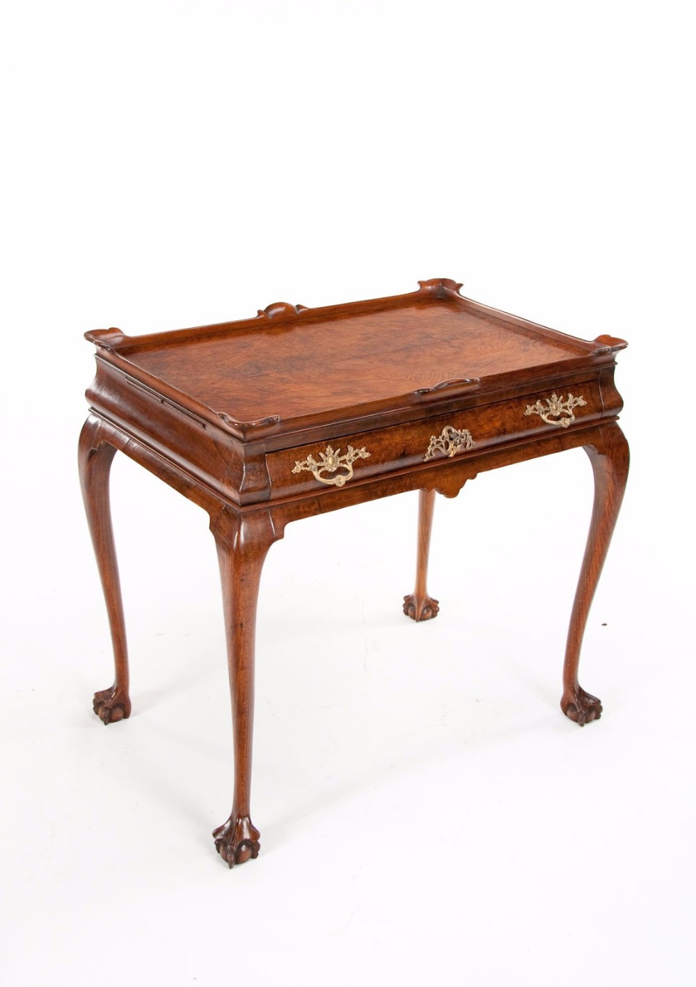 A Good 19th Century Walnut Silver Table 