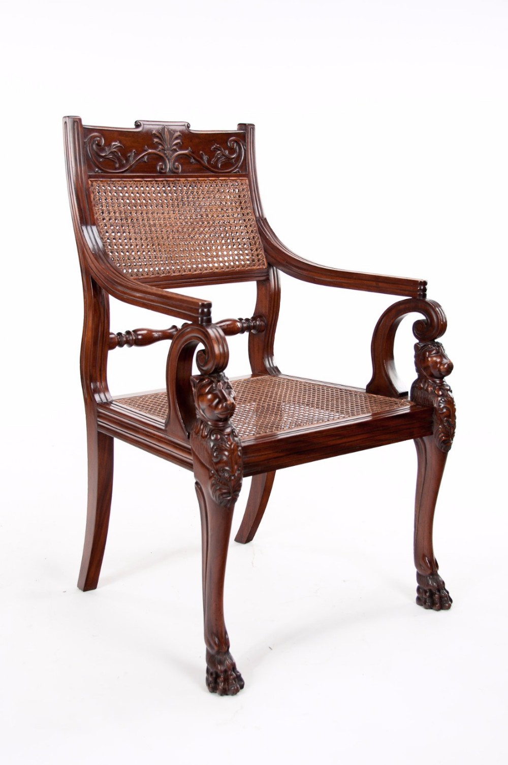 Fine 19th Century Mahogany Desk Armchair