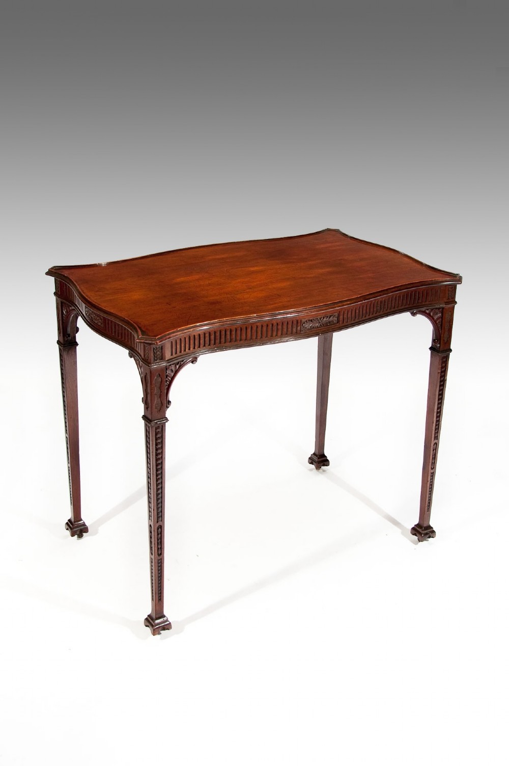 A Very Fine 19th Century Mahogany Silver Table