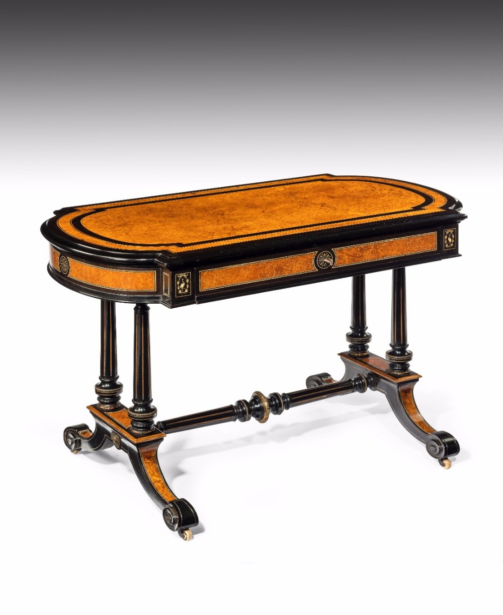 Superb Quality Library Stretcher Table Gillows