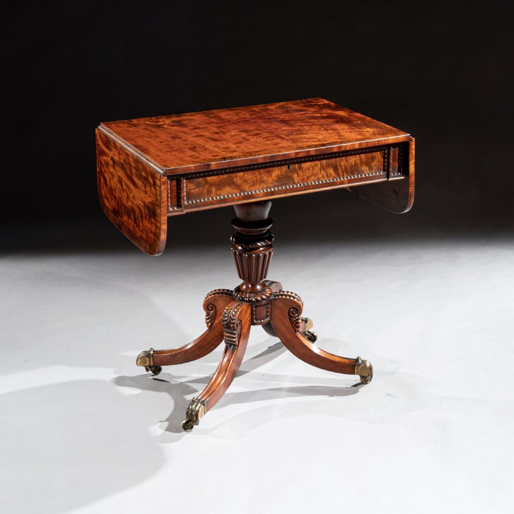 Fine Regency Mahogany Sofa Table of Small Proportions, William Trotter