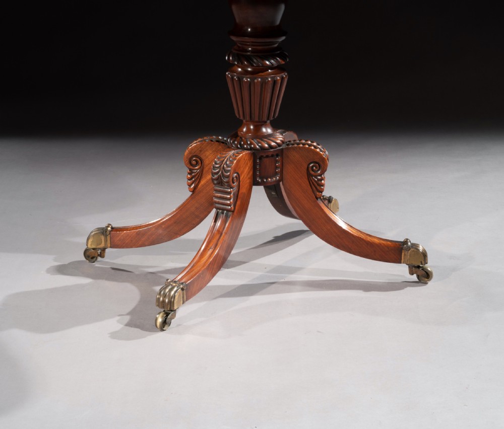 Fine Regency Mahogany Sofa Table of Small Proportions, William Trotter View IV