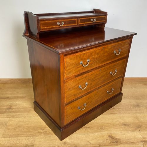 Mahogany and Kingwood Dressing Chest By James Shoolbred and Co Dated 1904