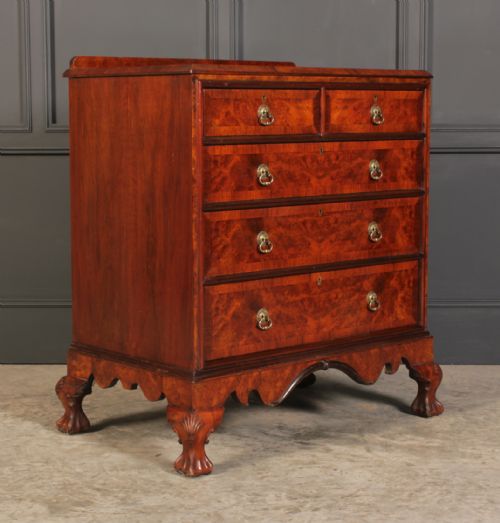 Queen Anne Style Walnut Chest