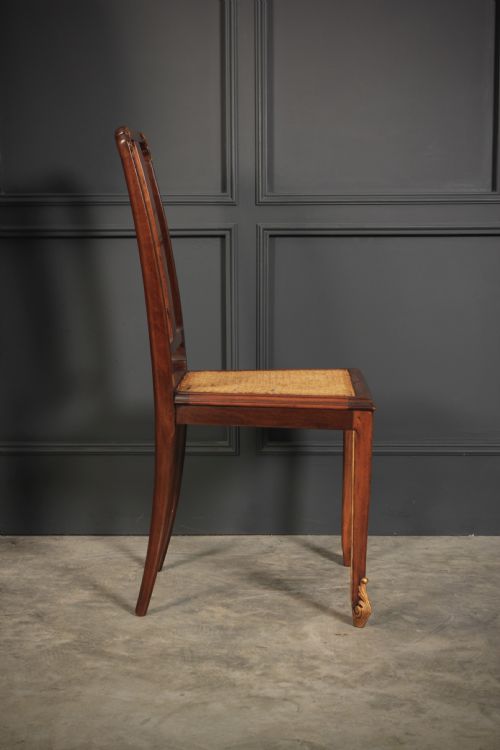 PAIR OF GILT WALNUT BEDROOM CHAIRS - ADDITIONAL PHOTO 11