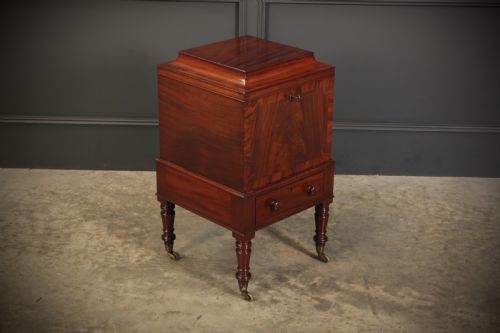 Regency Mahogany Cellarette on Stand