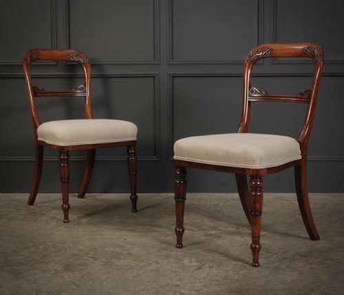 Pair of William IV Rosewood Chairs