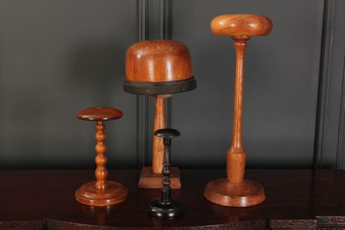 Set of 4 Milliners Hat Stands