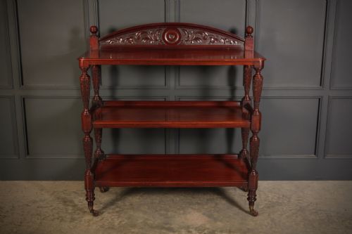 STUNNING MAHOGANY 3 TIER BUFFET - ADDITIONAL PHOTO 1