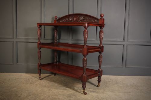STUNNING MAHOGANY 3 TIER BUFFET - ADDITIONAL PHOTO 2