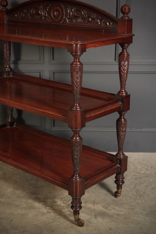 STUNNING MAHOGANY 3 TIER BUFFET - ADDITIONAL PHOTO 3