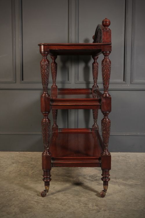STUNNING MAHOGANY 3 TIER BUFFET - ADDITIONAL PHOTO 5