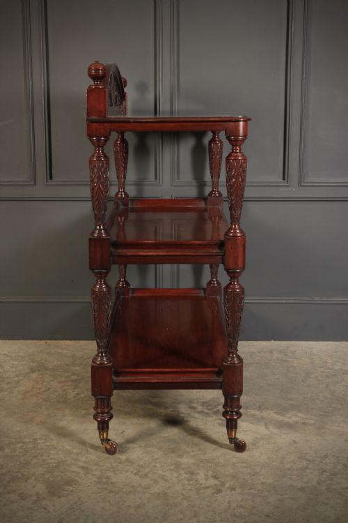 STUNNING MAHOGANY 3 TIER BUFFET - ADDITIONAL PHOTO 7