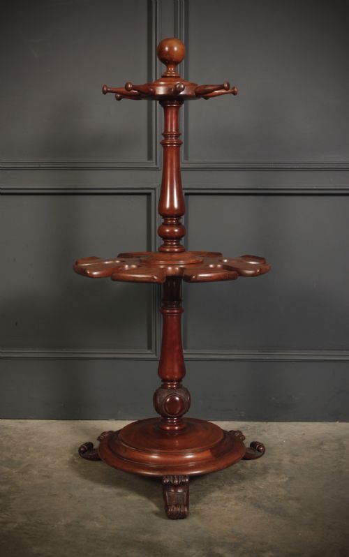 VICTORIAN MAHOGANY RIDING BOOT RACK - ADDITIONAL PHOTO 1