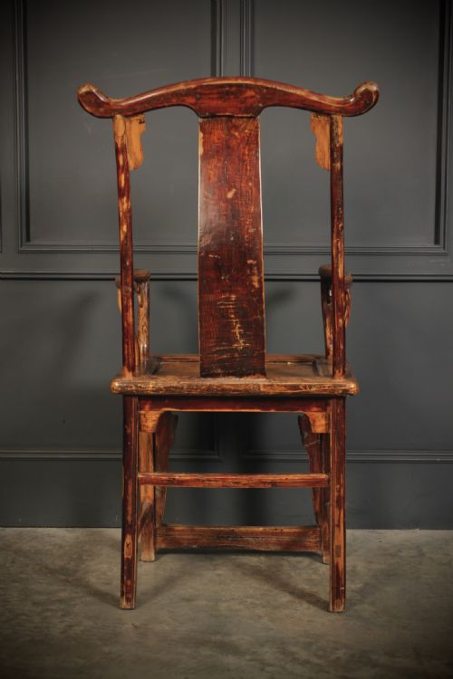 PAIR OF CHINESE ELM ARMCHAIRS - ADDITIONAL PHOTO 10