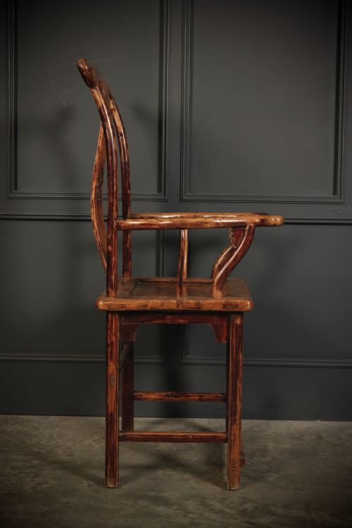 PAIR OF CHINESE ELM ARMCHAIRS - ADDITIONAL PHOTO 11