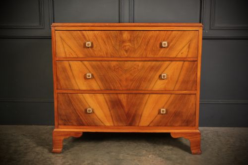 fig 2. Walnut Art Deco Chest of Drawers by Waring & Gillow