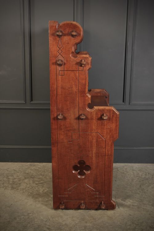 RARE ELM DRESSER BY AUGUSTUS PUGIN - ADDITIONAL PHOTO 9