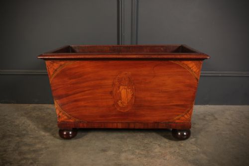 GEORGIAN MAHOGANY WINE COOLER - ADDITIONAL PHOTO 9