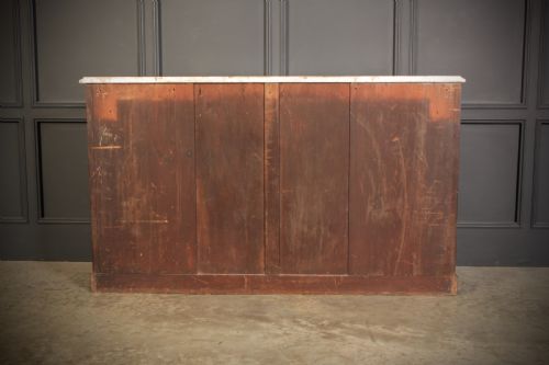 VICTORIAN SHAPED WALNUT SIDE CABINET - ADDITIONAL PHOTO 11