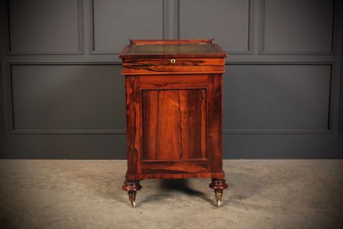 WILLIAM IV ROSEWOOD DAVENPORT DESK - ADDITIONAL PHOTO 2