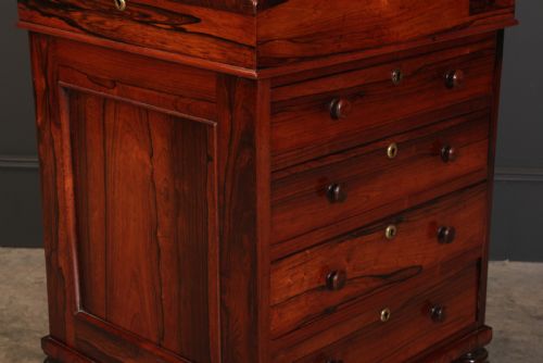 WILLIAM IV ROSEWOOD DAVENPORT DESK - ADDITIONAL PHOTO 8