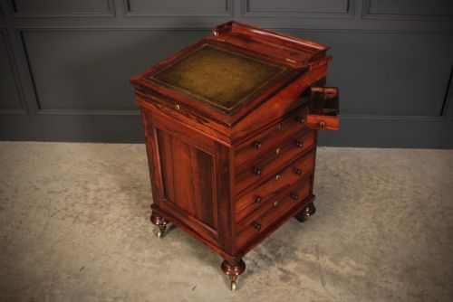 WILLIAM IV ROSEWOOD DAVENPORT DESK - ADDITIONAL PHOTO 9