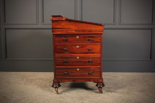 WILLIAM IV ROSEWOOD DAVENPORT DESK - ADDITIONAL PHOTO 16