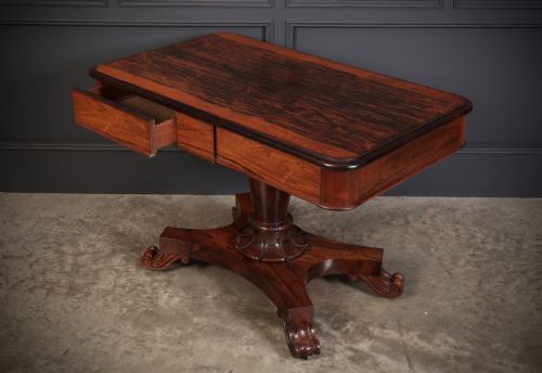 ROSEWOOD LIBRARY CENTRE TABLE - ADDITIONAL PHOTO 3