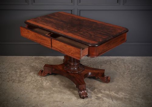 ROSEWOOD LIBRARY CENTRE TABLE - ADDITIONAL PHOTO 5