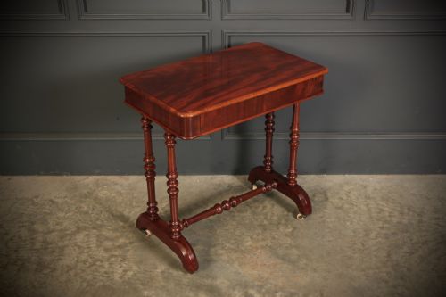 Early Victorian Mahogany Side Table by Heal & Son