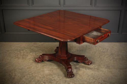 WILLIAM IV MAHOGANY PEMBROKE TABLE - ADDITIONAL PHOTO 2