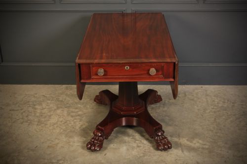 WILLIAM IV MAHOGANY PEMBROKE TABLE - ADDITIONAL PHOTO 3