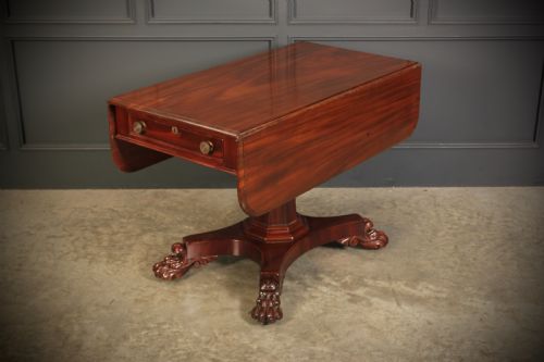 WILLIAM IV MAHOGANY PEMBROKE TABLE - ADDITIONAL PHOTO 6