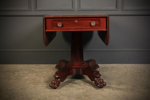 WILLIAM IV MAHOGANY PEMBROKE TABLE - ADDITIONAL PHOTO 10