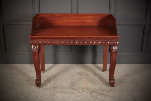 MAGNIFICENT WILLIAM IV MAHOGANY CONSOLE TABLE - ADDITIONAL PHOTO 2