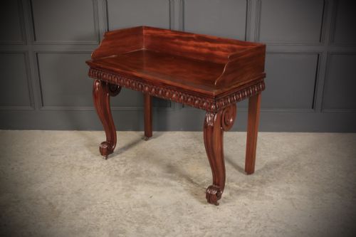 MAGNIFICENT WILLIAM IV MAHOGANY CONSOLE TABLE - ADDITIONAL PHOTO 6