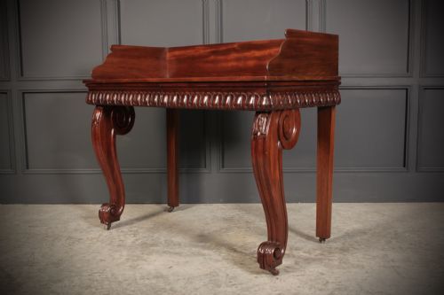 MAGNIFICENT WILLIAM IV MAHOGANY CONSOLE TABLE - ADDITIONAL PHOTO 7