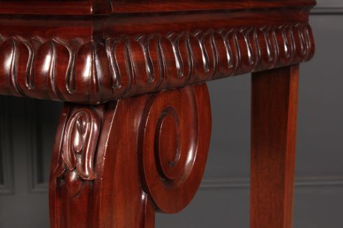 MAGNIFICENT WILLIAM IV MAHOGANY CONSOLE TABLE - ADDITIONAL PHOTO 12