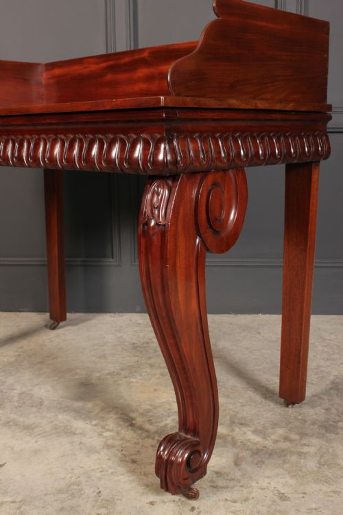 MAGNIFICENT WILLIAM IV MAHOGANY CONSOLE TABLE - ADDITIONAL PHOTO 13