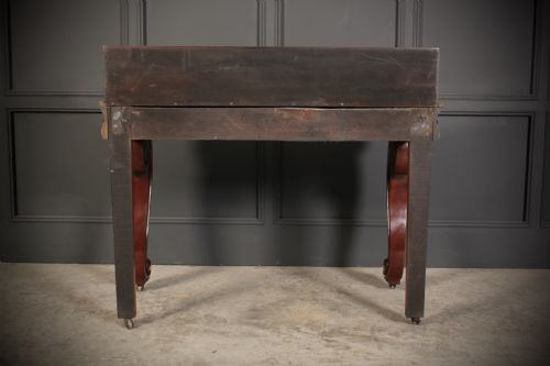 MAGNIFICENT WILLIAM IV MAHOGANY CONSOLE TABLE - ADDITIONAL PHOTO 15